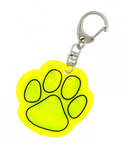 3M reflexní přívěsek - tlapka - splňuje EN 13356 | EN 17353